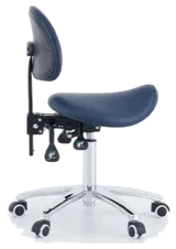 PMA Saddle Stool with Backrest