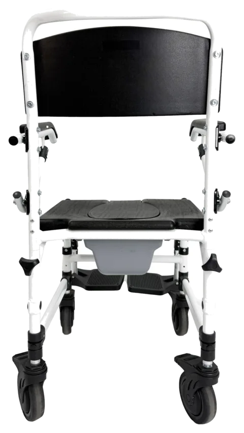 Pinnacle Deluxe Shower Commode Attendant Propelled Wheelchair