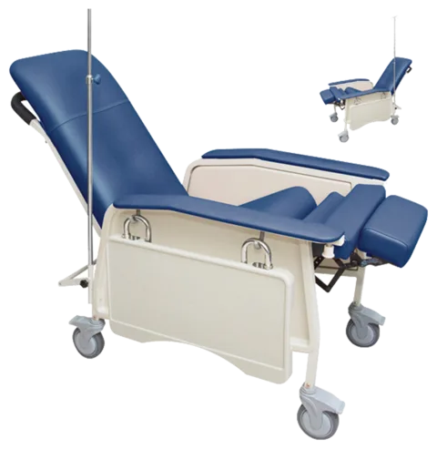 Task Medical Patient Recliner Chair With IV Pole